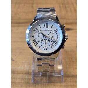Michael Kors Brynn Chronograph Silver-Tone Stainless Steel Ladies' Watch MK6731